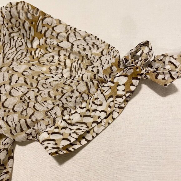 Bob Mackie Leopard Print w Built in Tank Top Womans Size 6 - Picture 13 of 16